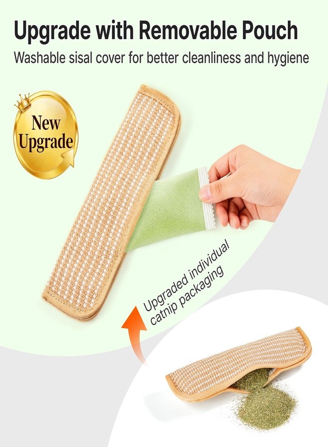 Potaroma Cat Toys Pack of 2 with 6000mg A+ Organic Catnip, Soft Sisal Material Indoor Kitten Scratching and Kicker Toys, Drives Bored Cats Crazy with Fun Interactive Chew - Image 5